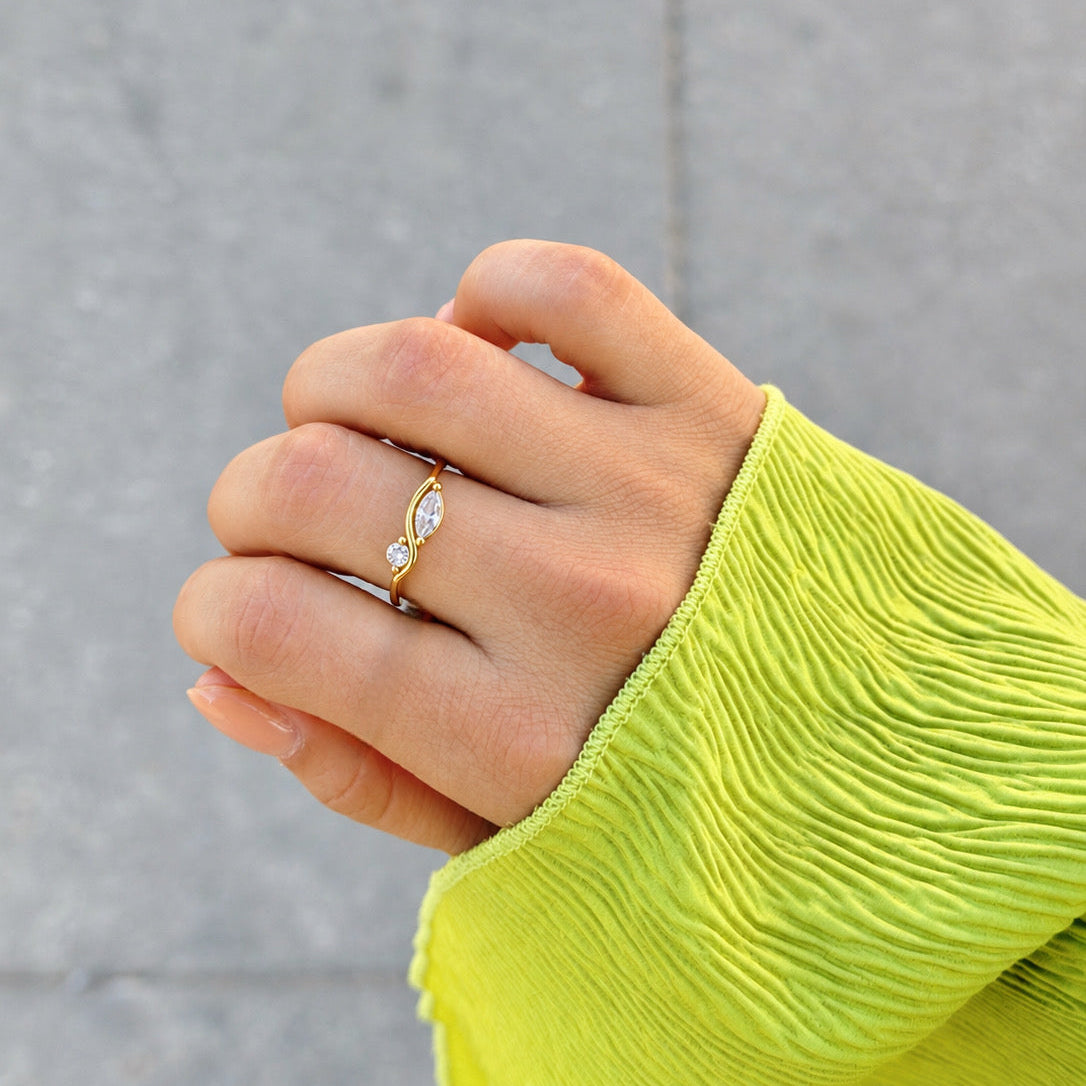Comprar Anillo Tisane Blanco en Joyería Chabacano