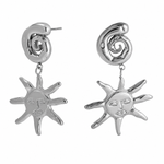 Comprar Aretes Luminosa Plata en Joyería Chabacano
