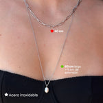 Comprar Collar Marisela Plata en Joyería Chabacano