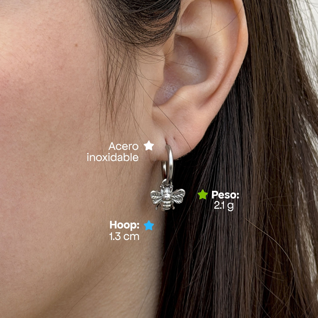 Comprar Aretes Beecuff Plata en Joyería Chabacano