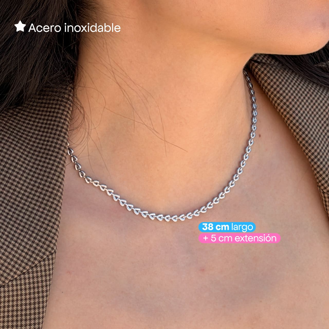 Comprar Collar Columba Plata en Joyería Chabacano