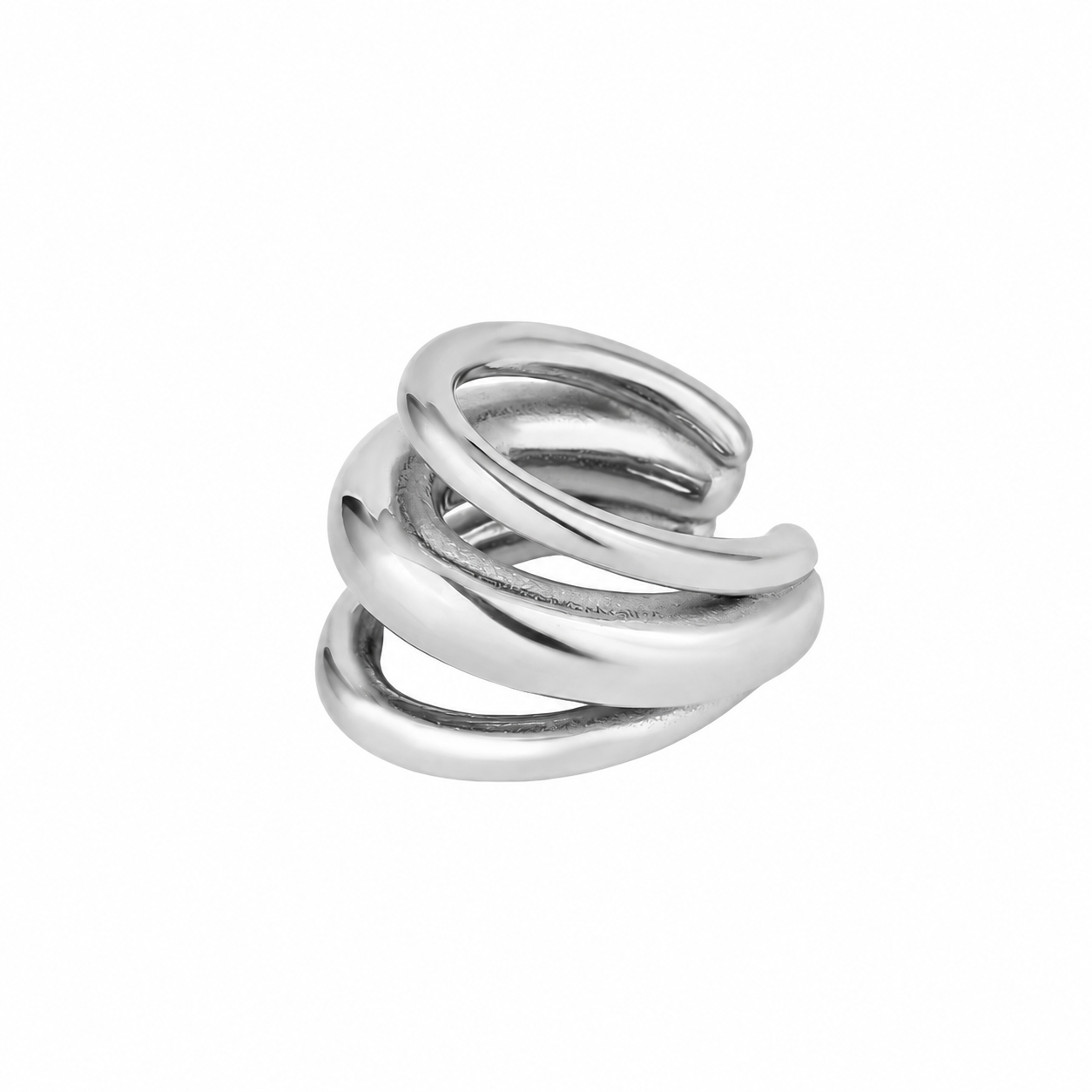 Comprar Ear Cuff Triple Plata en Joyería Chabacano