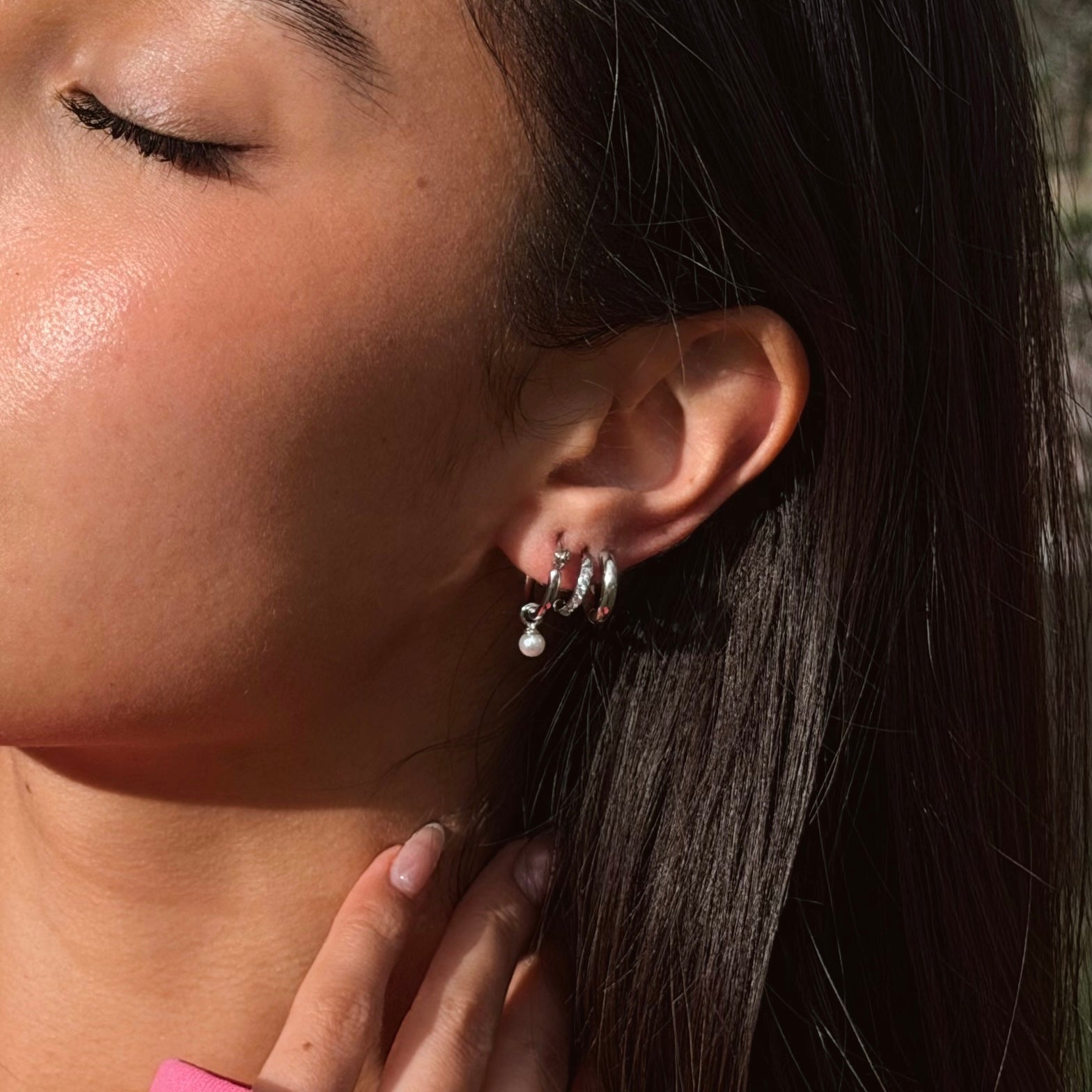 Comprar Set Aretes Malik Plata en Joyería Chabacano