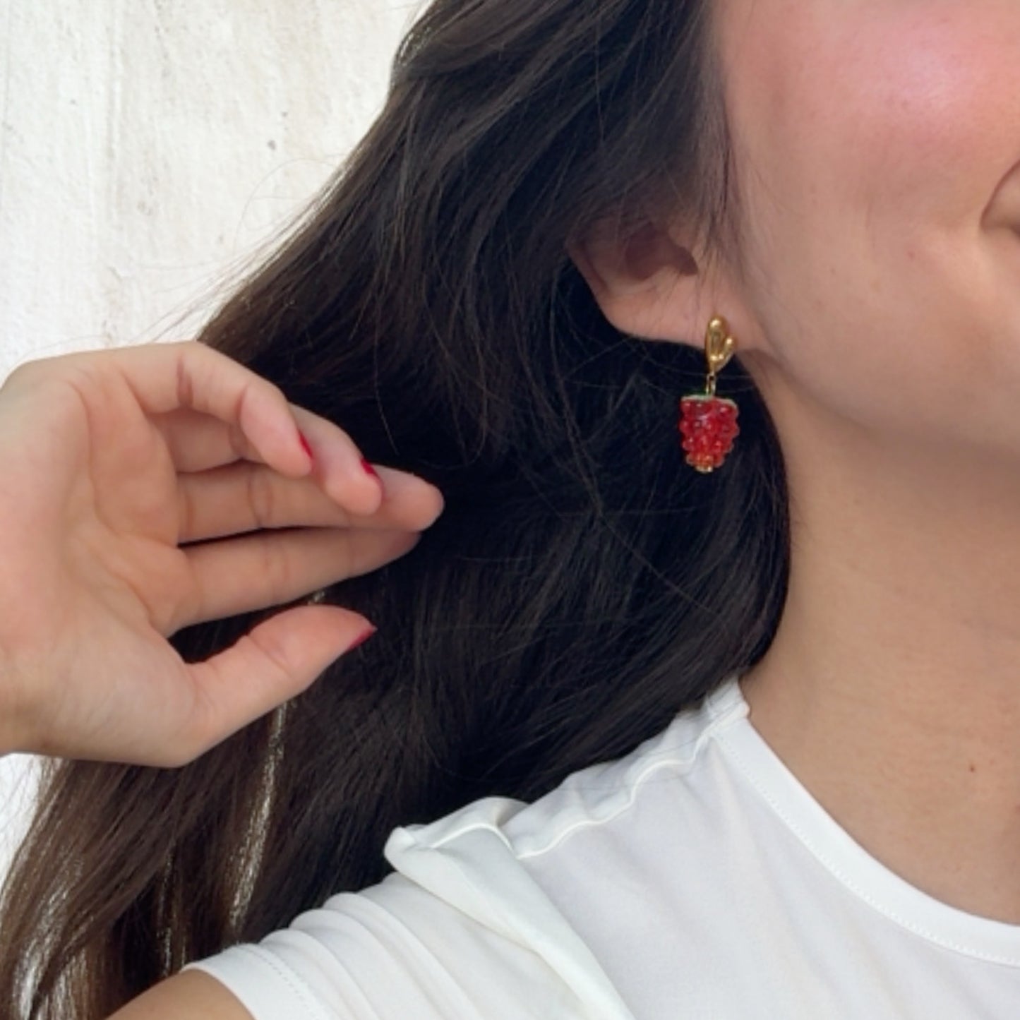 Aretes Raspberry