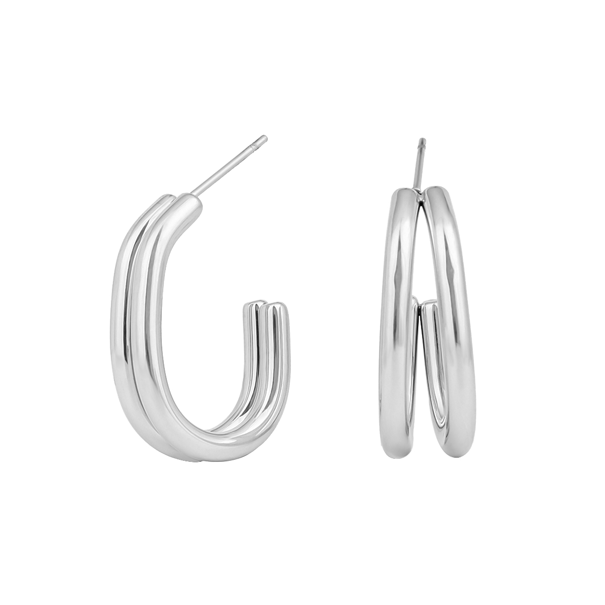 Comprar Aretes Jaydy Plata en Joyería Chabacano