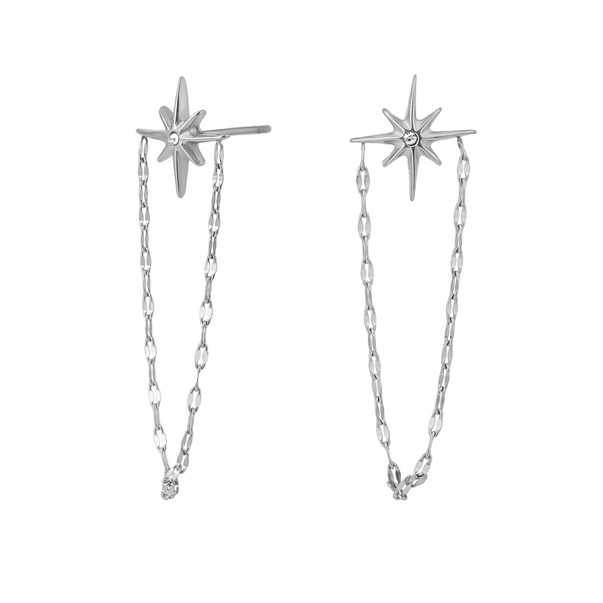 Comprar Aretes Zena Plata en Joyería Chabacano