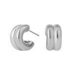Comprar Aretes Lyn Plata en Joyería Chabacano
