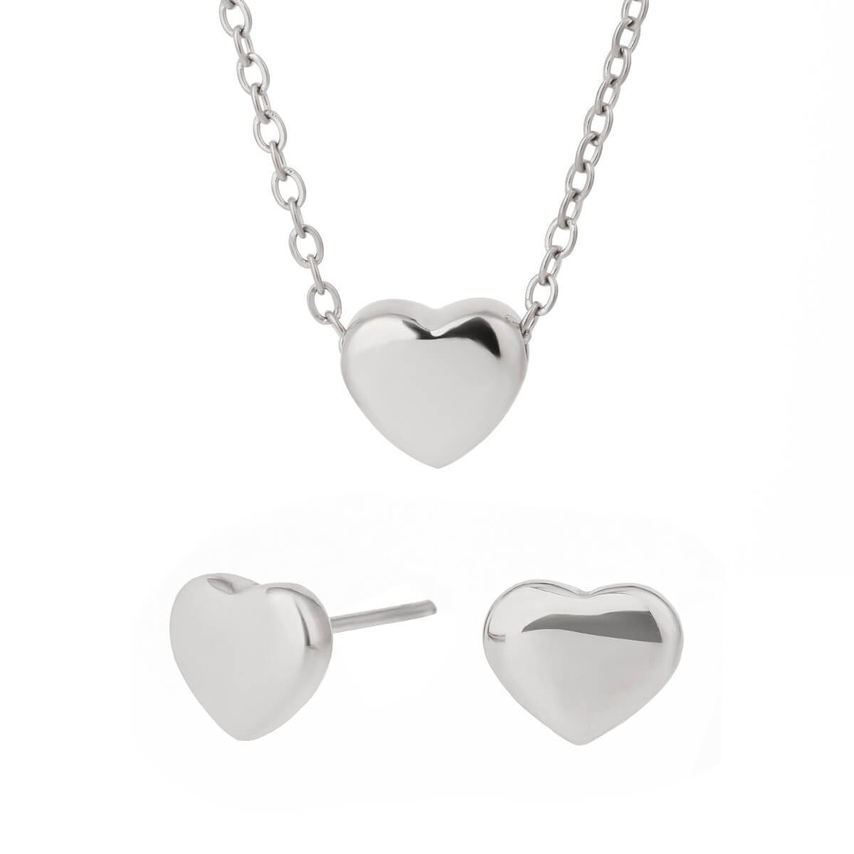 Comprar Kit Corazon Plata en Joyería Chabacano