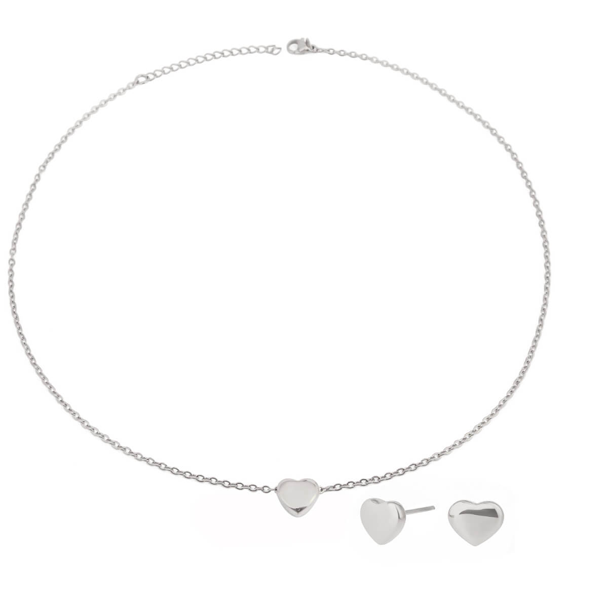 Comprar Kit Corazon Plata en Joyería Chabacano