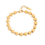 Comprar Pulsera Star Dorada en Joyería Chabacano
