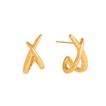 Comprar Aretes Lux Dorado en Joyería Chabacano