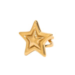 Comprar Anillo Ajustable Estrella Dorada en Joyería Chabacano