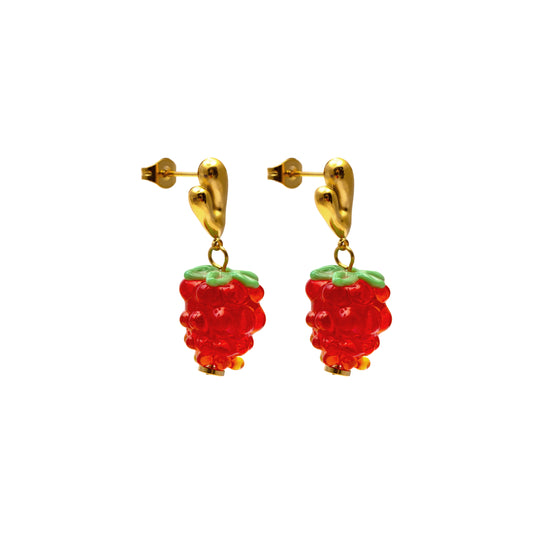 Aretes Raspberry