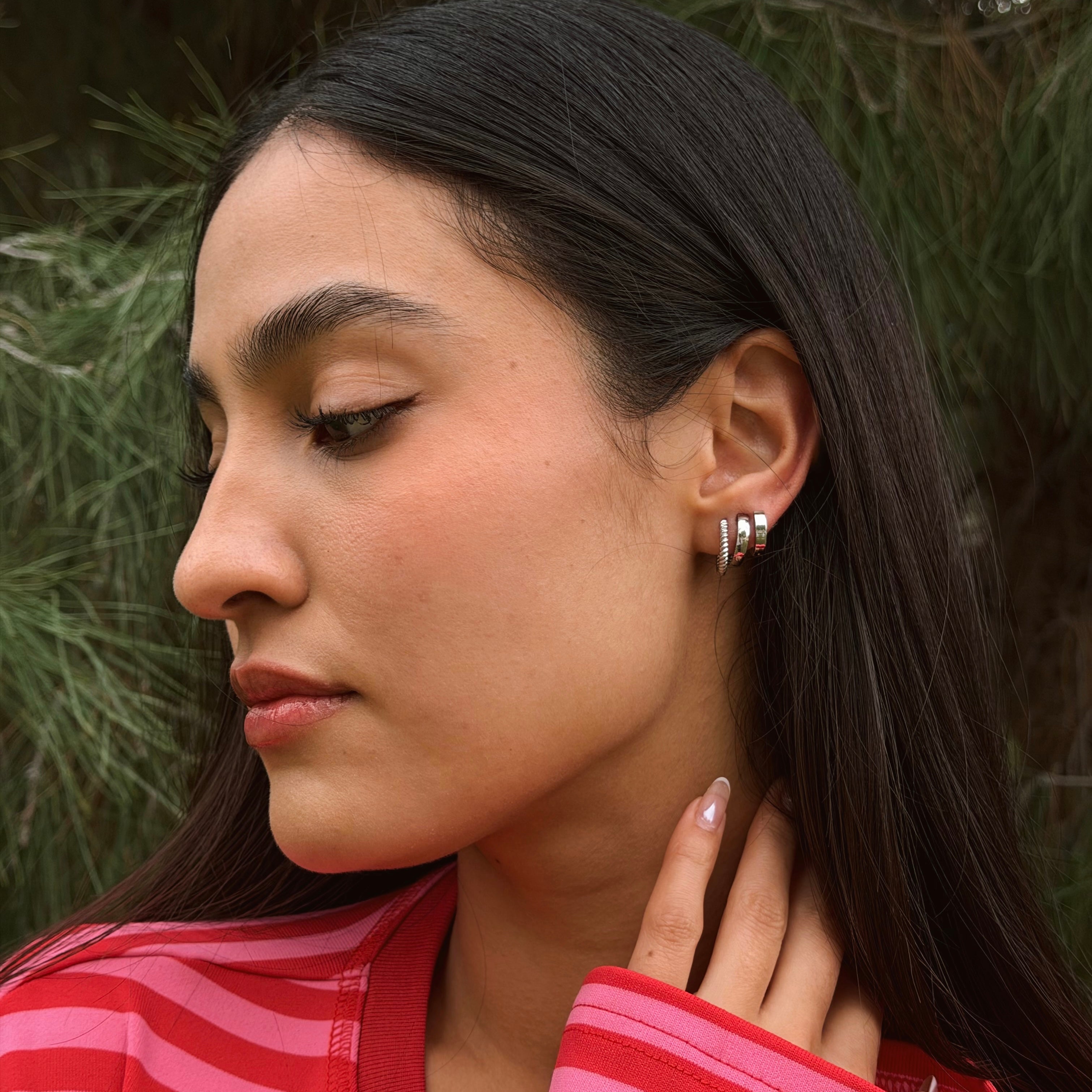 Comprar Set Aretes Beka Plata en Joyería Chabacano