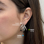 Comprar Aretes Sophia Plata en Joyería Chabacano