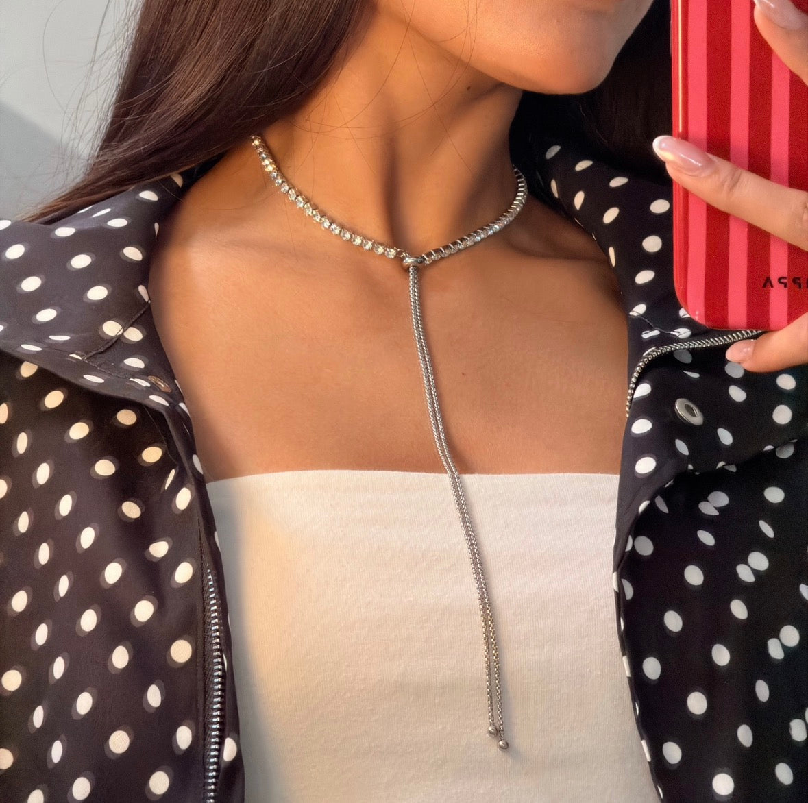 Comprar Collar Glow Plata en Joyería Chabacano