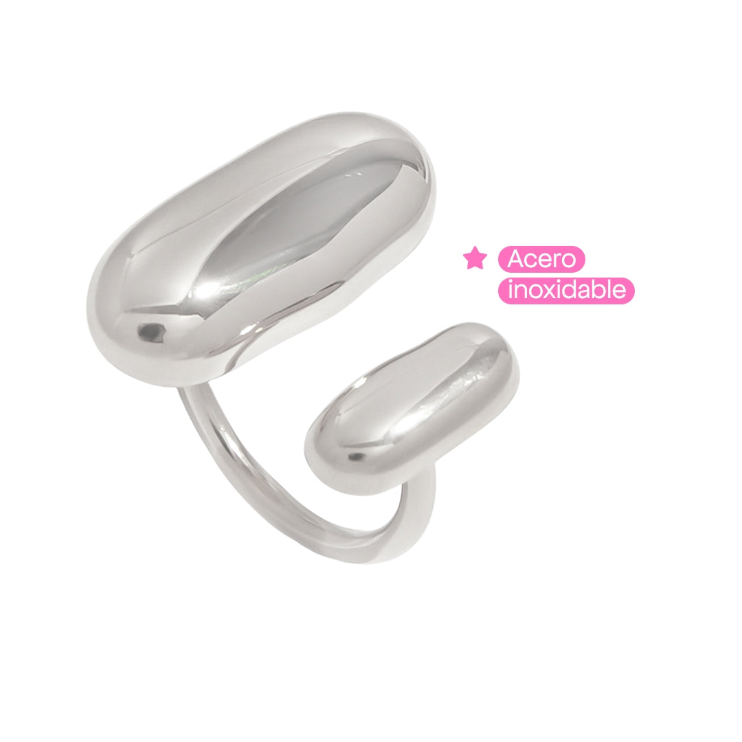 Comprar Anillo Ajustable Celina Plata en Joyería Chabacano