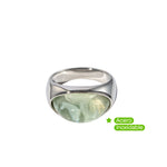 Comprar Anillo Esterlino Verde Plata en Joyería Chabacano