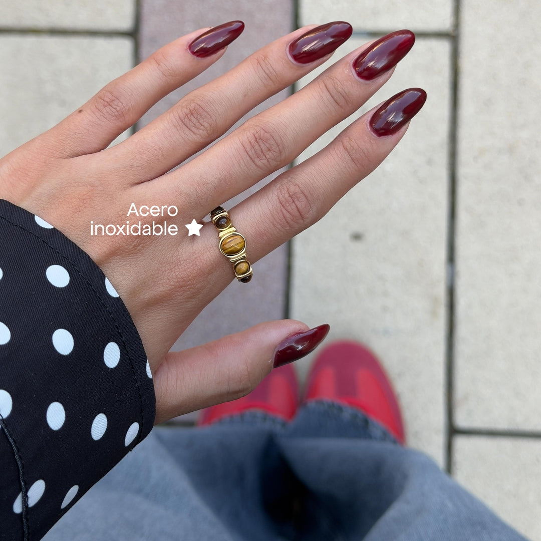 Comprar Anillo Odette Ambar en Joyería Chabacano