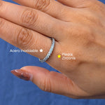 Comprar Anillo Spark Plata + Zirconia en Joyería Chabacano