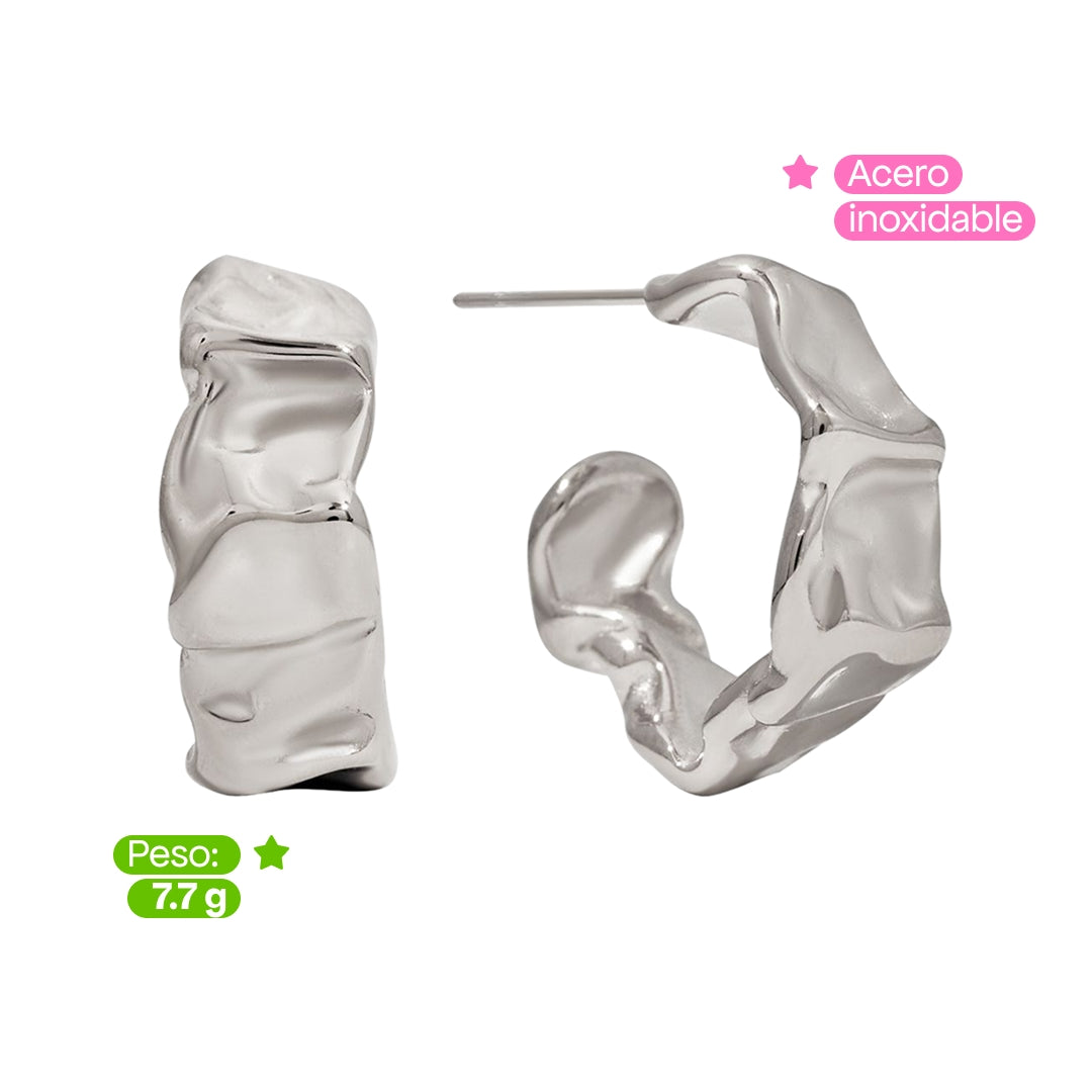 Comprar Aretes Devon Plata en Joyería Chabacano