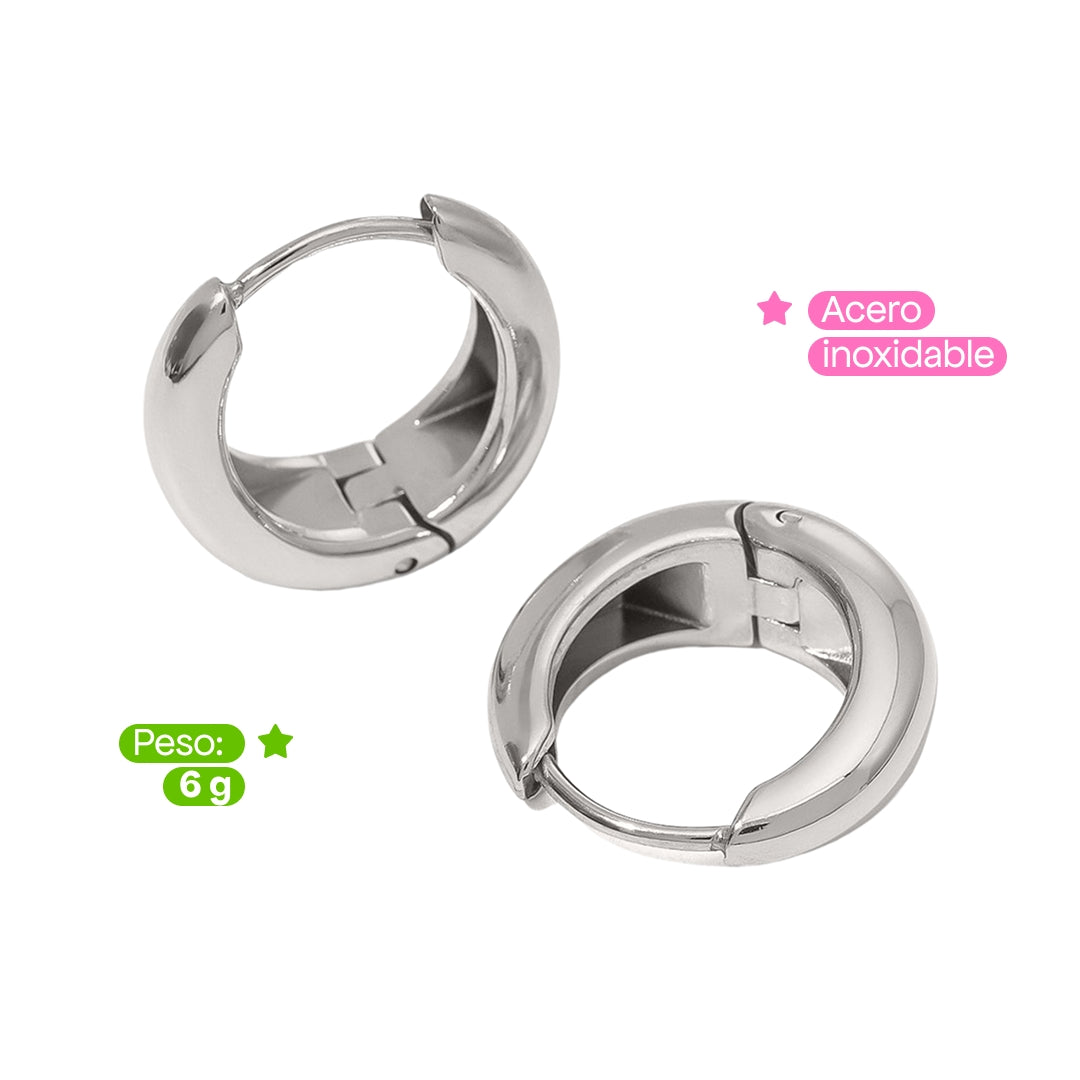 Comprar Aretes Dunia Plata en Joyería Chabacano