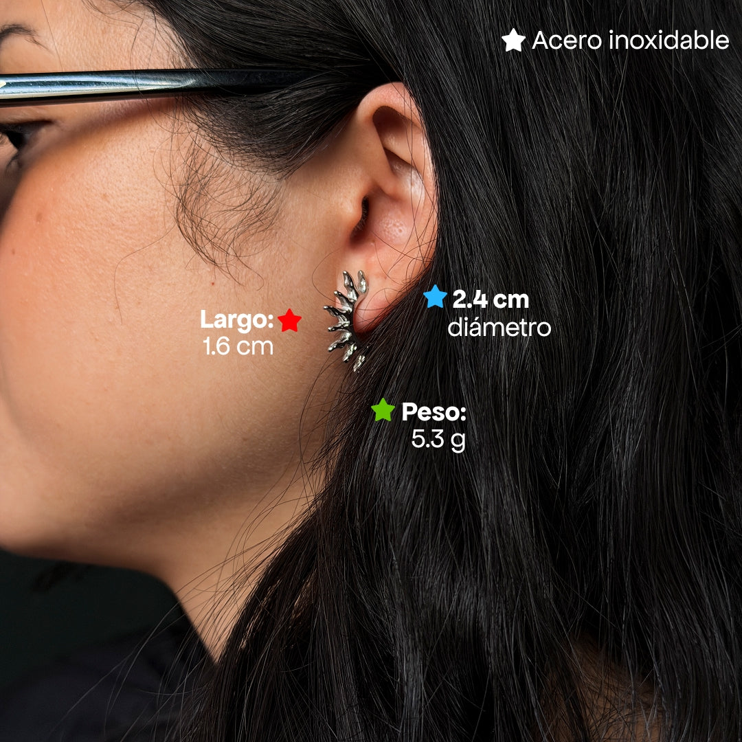 Comprar Aretes Heat Plata en Joyería Chabacano