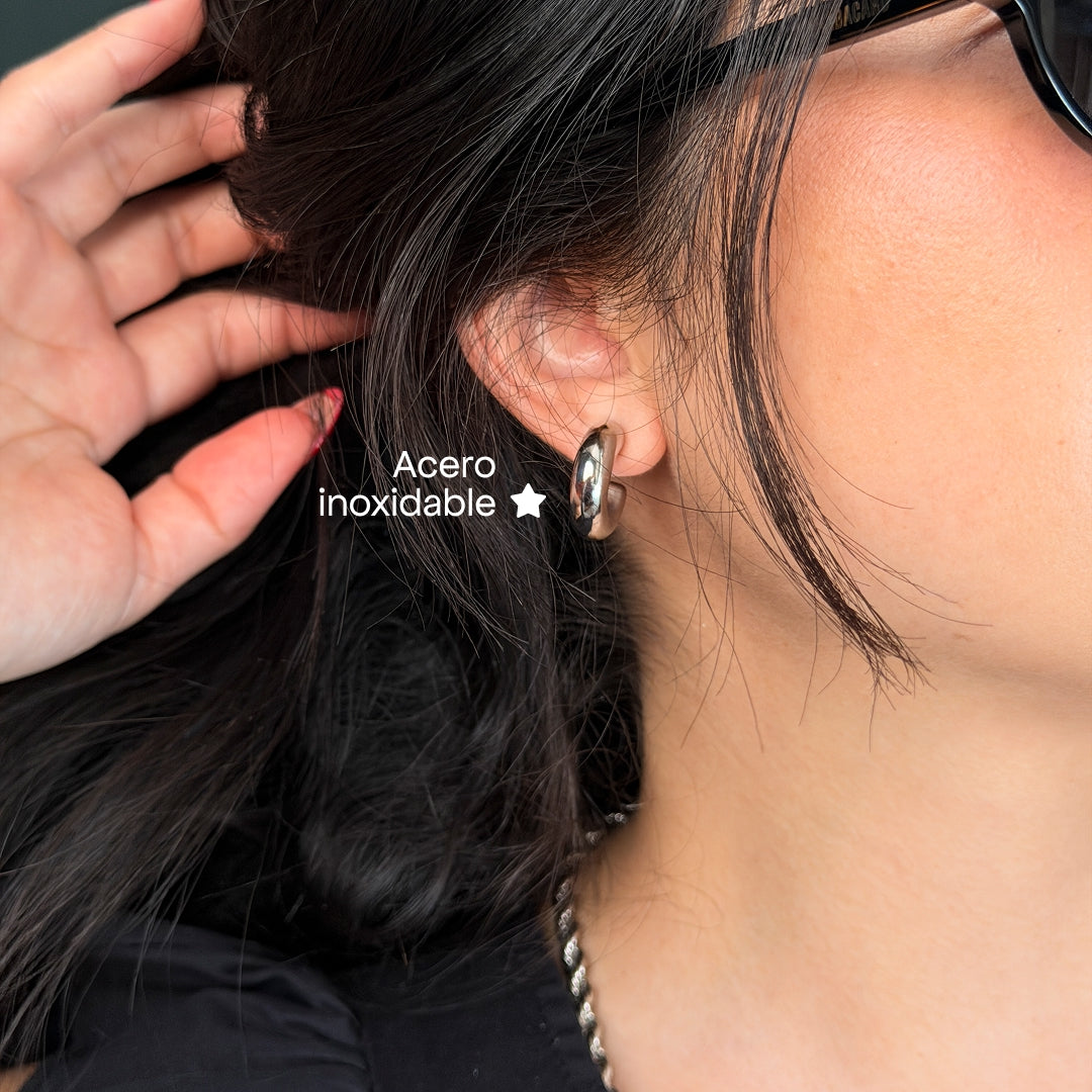 Comprar Aretes Isadora Plata en Joyería Chabacano