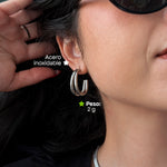 Comprar Aretes Jaydy Plata en Joyería Chabacano