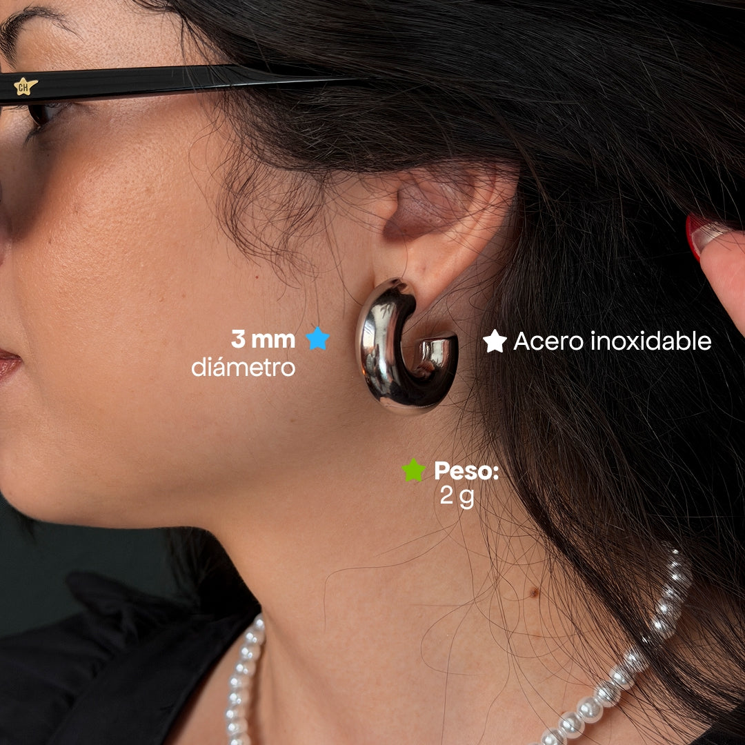 Comprar Aretes Kai Plata en Joyería Chabacano