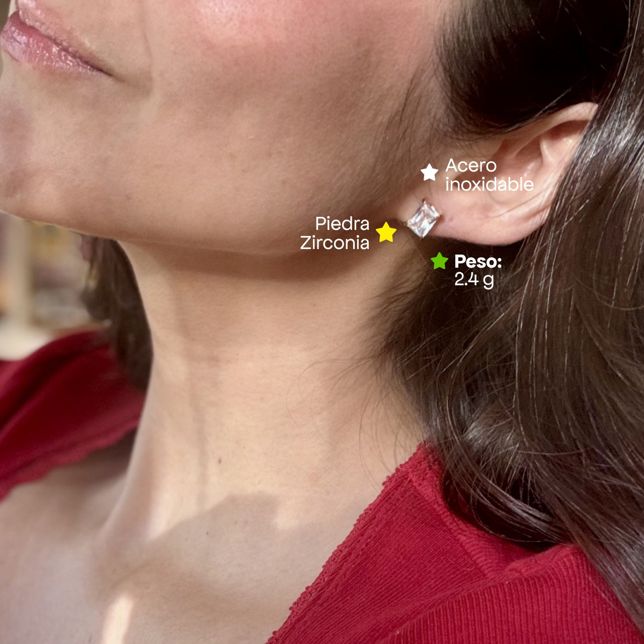 Comprar Aretes Leni en Joyería Chabacano