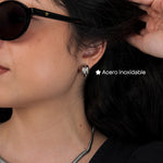 Comprar Aretes Lyn Plata en Joyería Chabacano