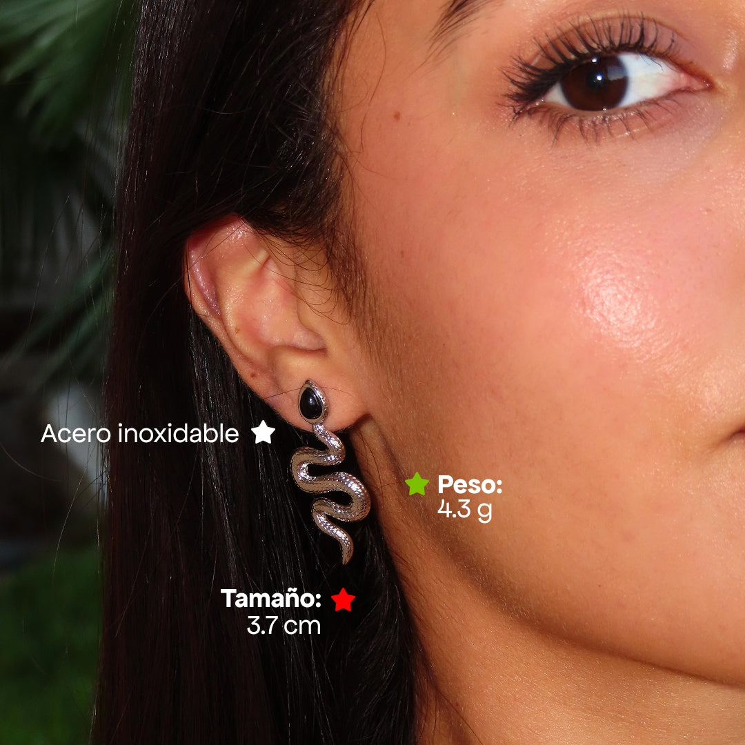 Comprar Aretes Mamba Plata en Joyería Chabacano