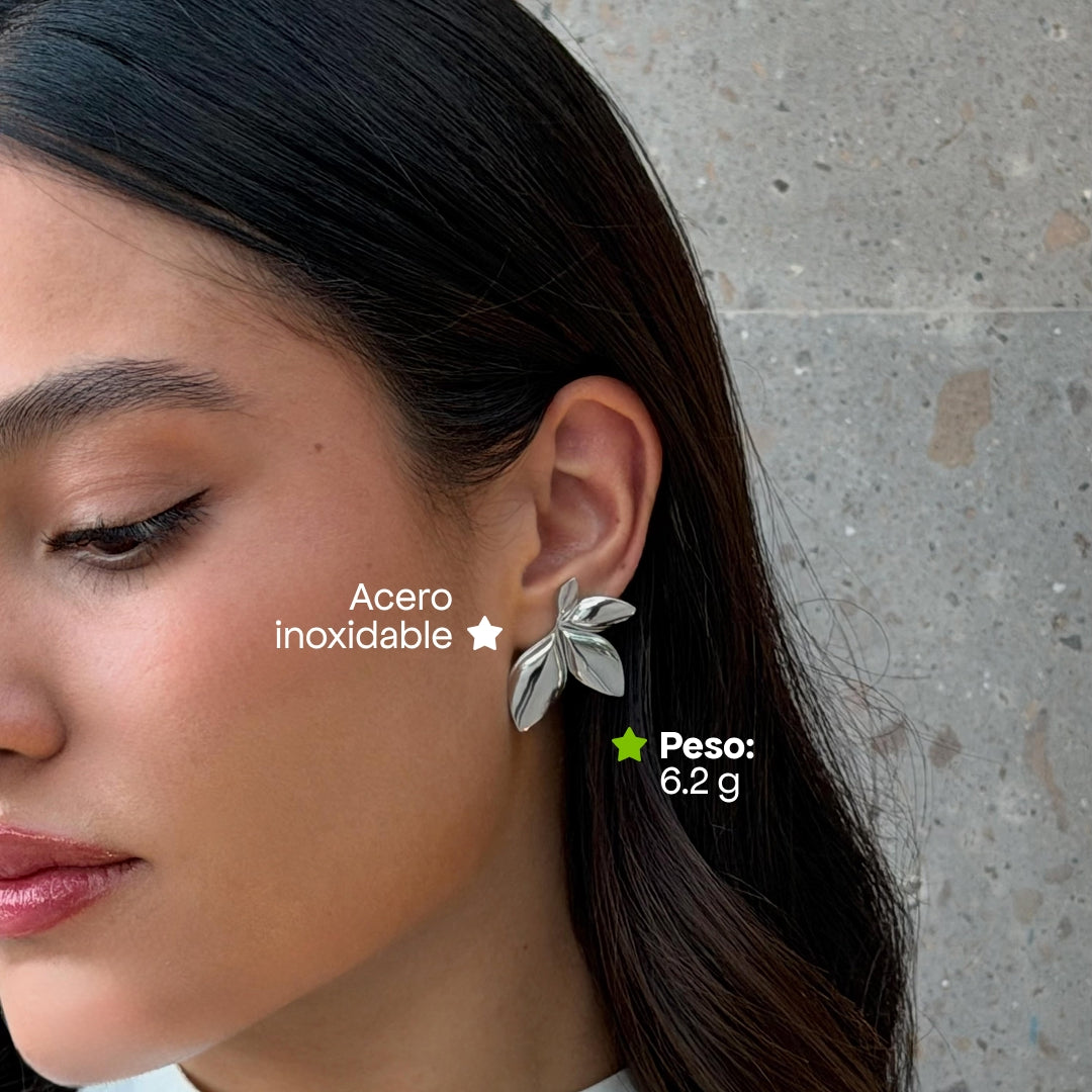 Comprar Aretes Oliva Plata en Joyería Chabacano