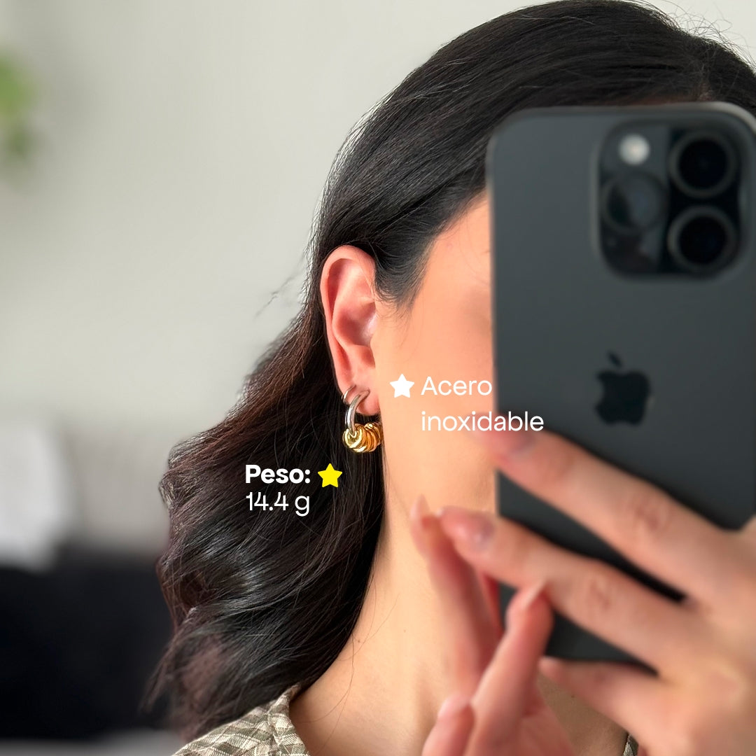 Comprar Aretes Orbe en Joyería Chabacano