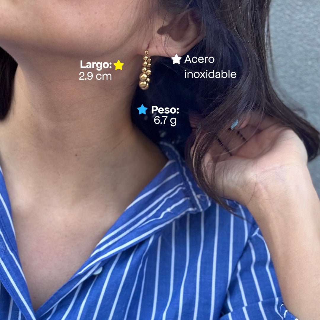 Comprar Aretes Pom en Joyería Chabacano