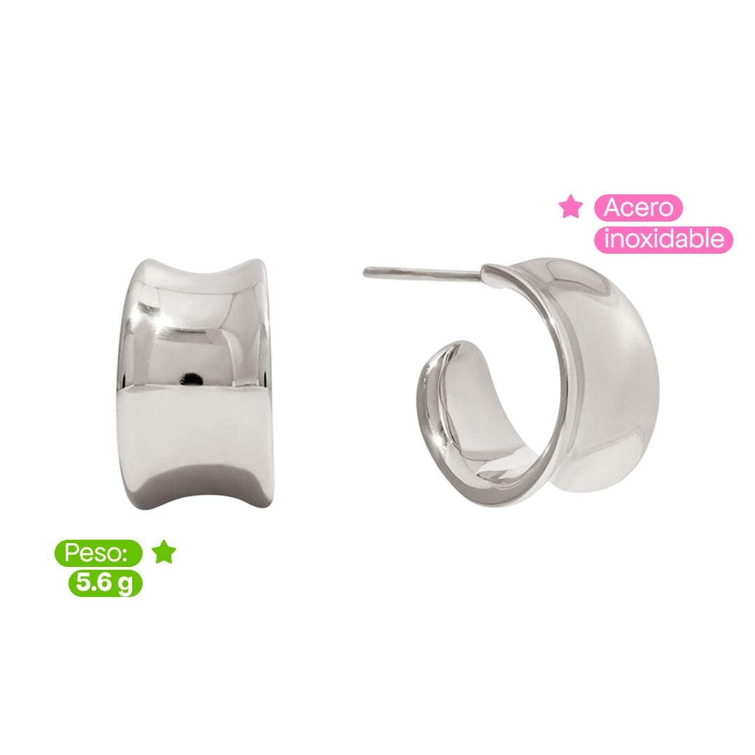 Comprar Aretes Rivani Plata en Joyería Chabacano