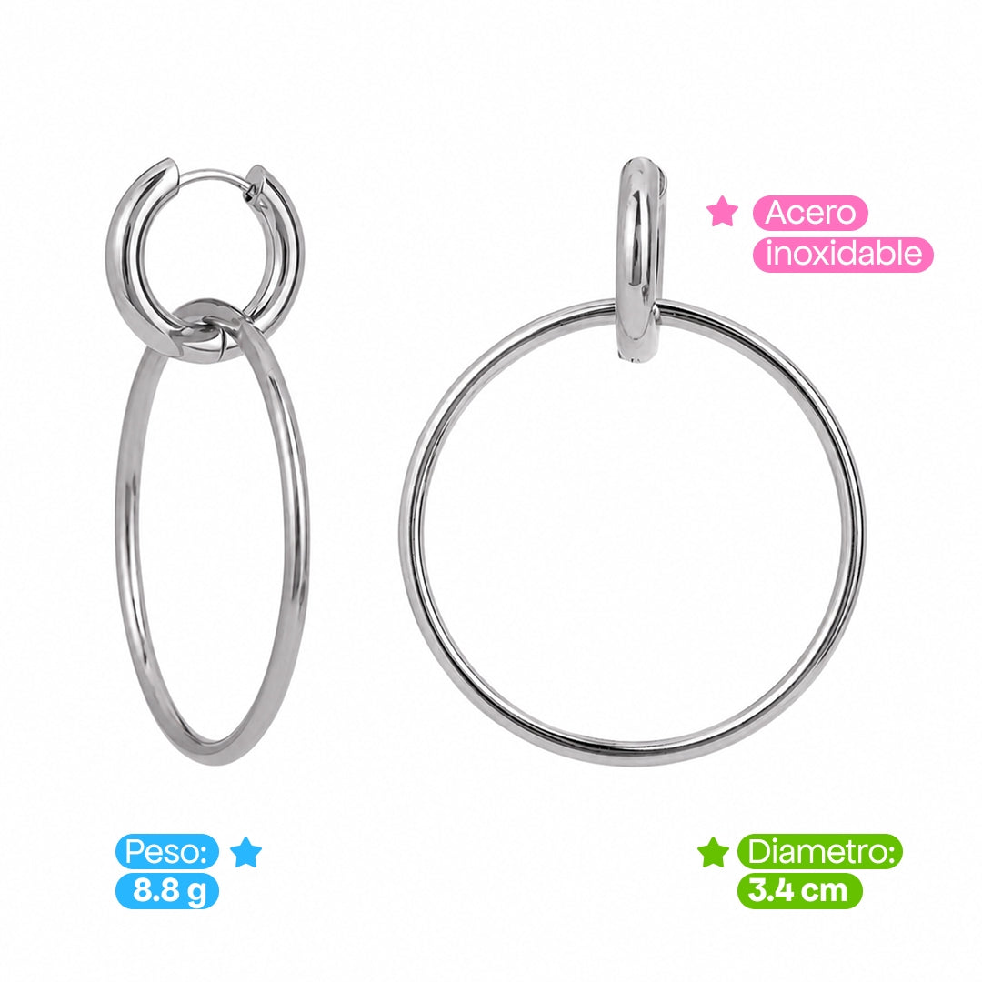 Comprar Aretes Sevilla Plata en Joyería Chabacano