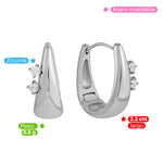 Comprar Aretes Toffee Plata + Zirconia en Joyería Chabacano