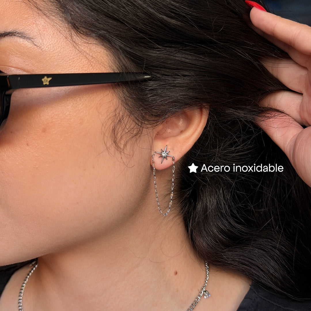 Comprar Aretes Zena Plata en Joyería Chabacano