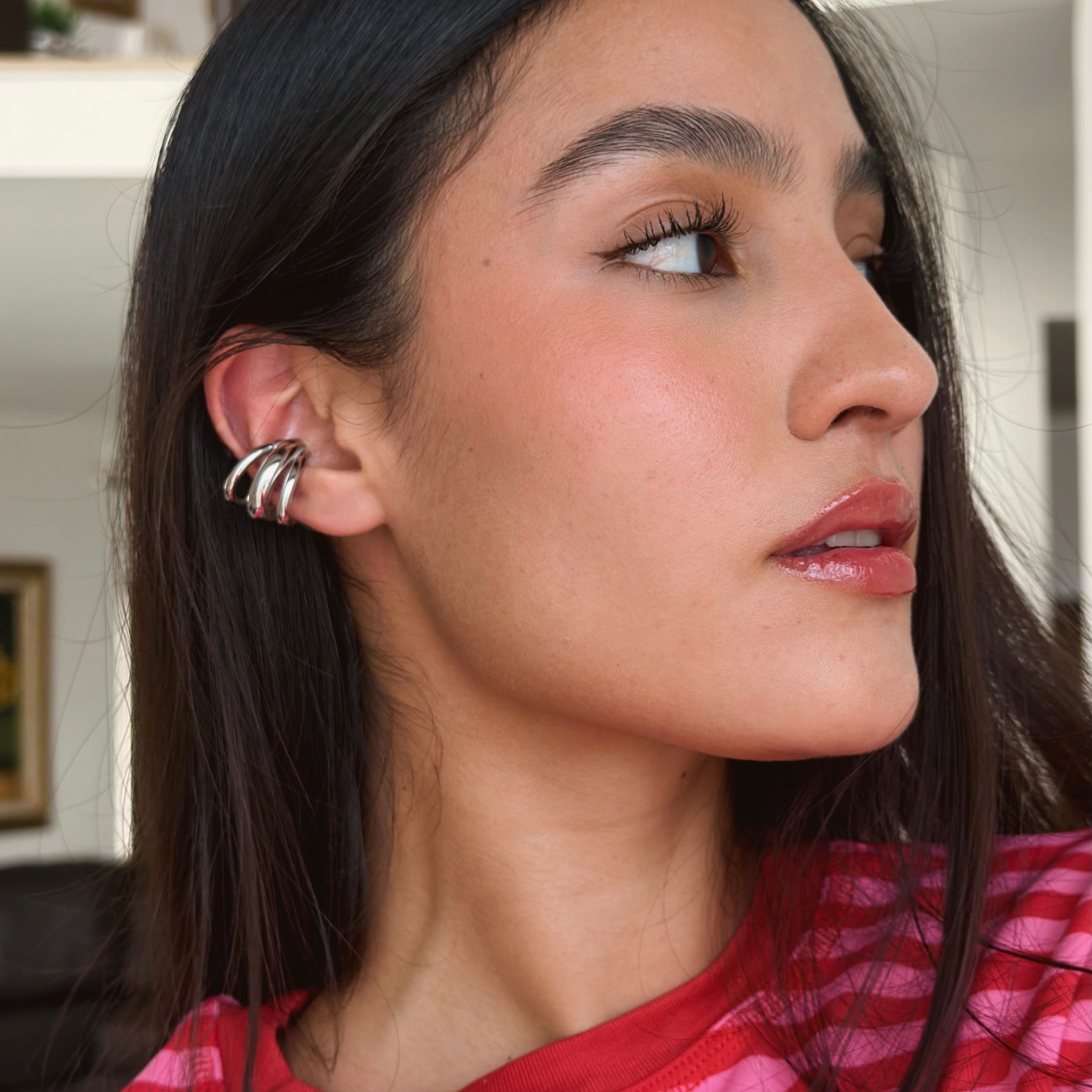 Comprar Ear Cuff Triple Plata en Joyería Chabacano