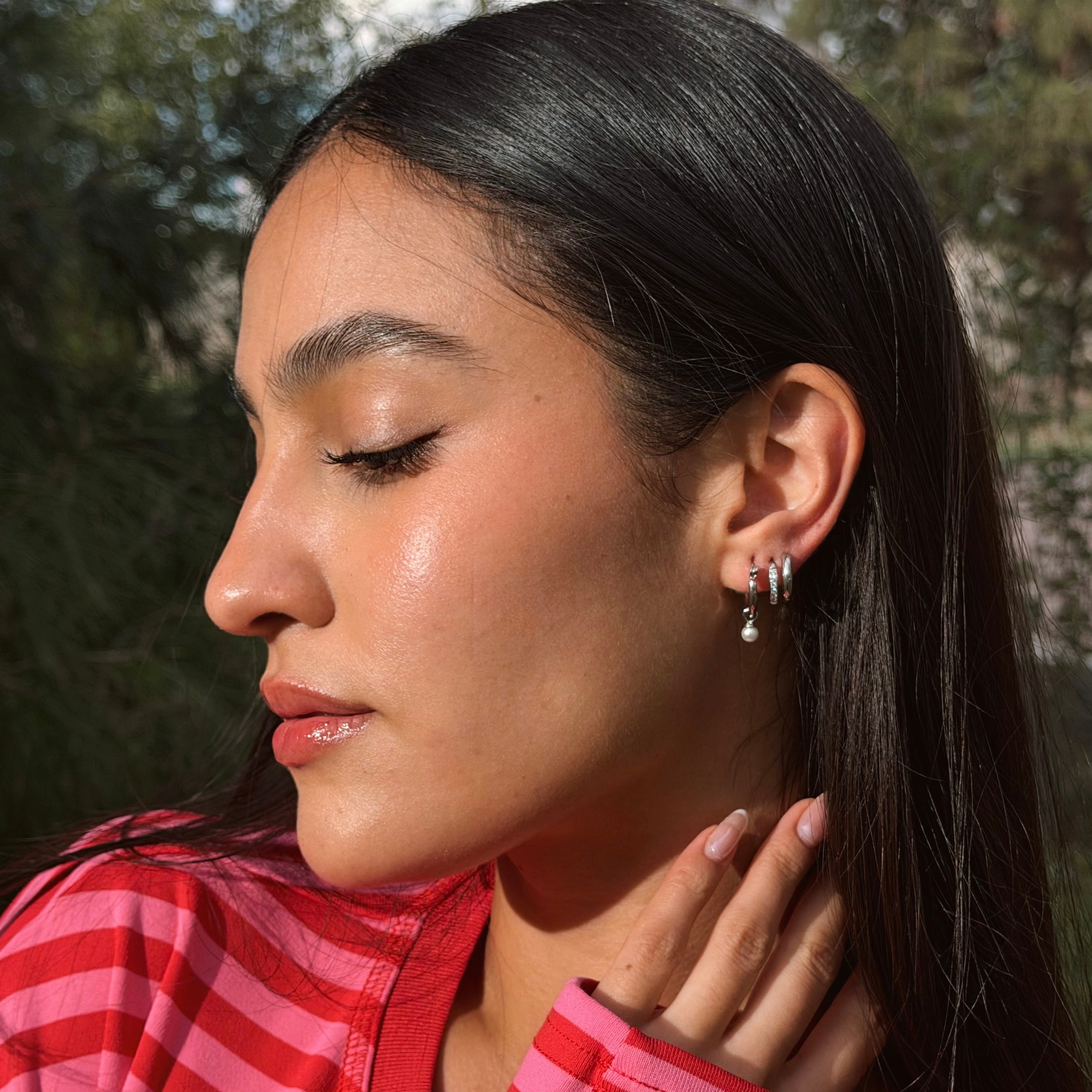 Comprar Set Aretes Malik Plata en Joyería Chabacano