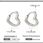 Comprar Aretes Lisa Plata en Joyería Chabacano