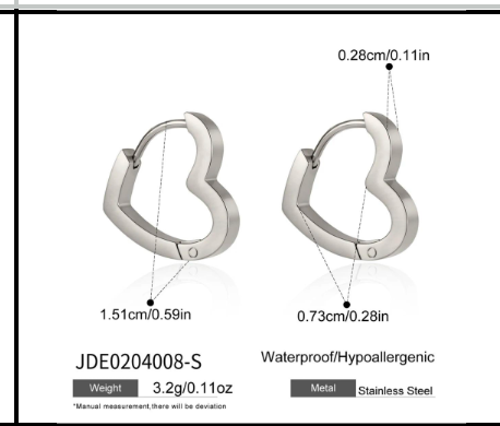 Comprar Aretes Lisa Plata en Joyería Chabacano