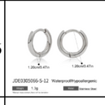 Comprar Basic Hoops Plata en Joyería Chabacano