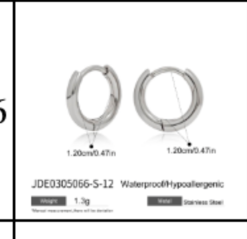 Comprar Basic Hoops Plata en Joyería Chabacano