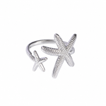 Comprar Anillo Ajustable Starfish Plata en Joyería Chabacano