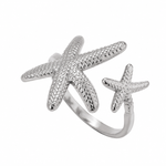 Comprar Anillo Ajustable Starfish Plata en Joyería Chabacano