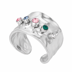 Comprar Anillo Ajustable Confetina Plata en Joyería Chabacano