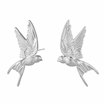 Comprar Aretes Birdie Plata en Joyería Chabacano